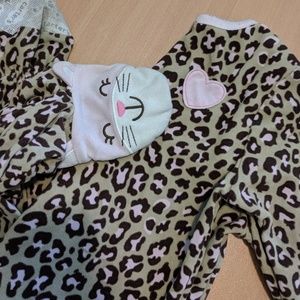 Carter's Pajamas - Leopard print cat pajamas Carter's Pajamas - Leopard print cat pajamas